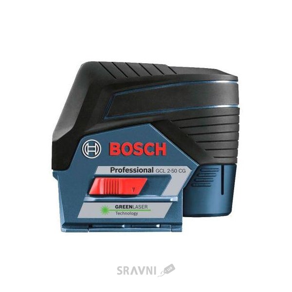 Контрольно-вимірювальне обладнання Bosch GCL 2-50 CG + RM2 + BM3 clip + L-Boxx (0601066H00)